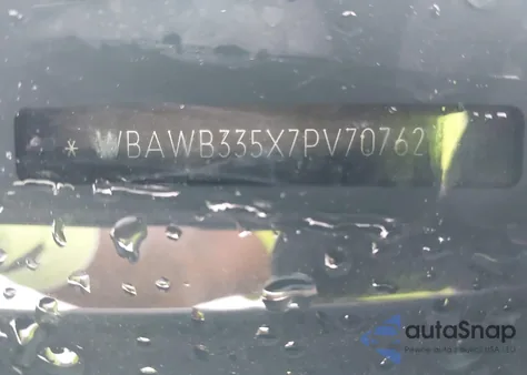 2007 BMW 328I из США, поврежденный, VIN WBAWB335X7PV70762